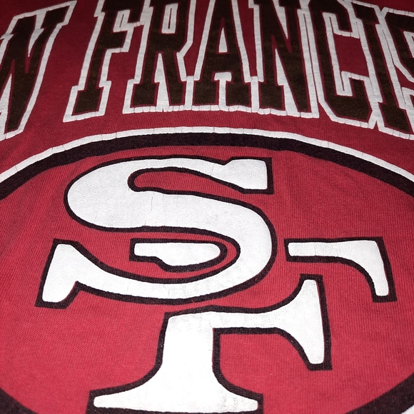 Vintage 93 San Francisco 49ers Tee/ Taylor swift Halloween starter pack - Picture 3 of 11